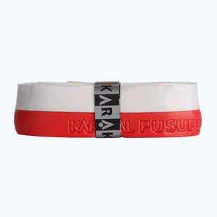 Grip squash ütőhöz Karakal Pu Super Grip Duo white / red