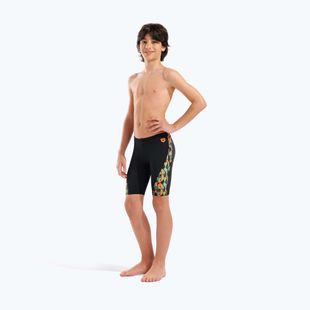 Gyermek úszó jammer arena Print Swim black/orange multi