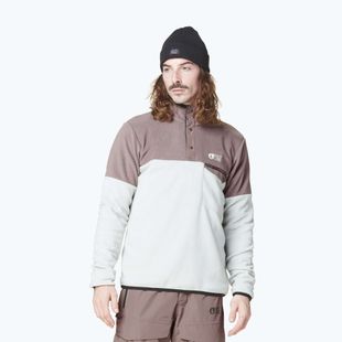 Férfi pulóver Picture Arcca 1/4 Fleece deep taupe/pigeon