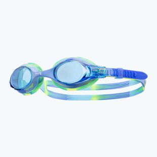 TYR Swimple Tie Dye nem tükrös kék/kék/zöld gyermek úszószemüveg