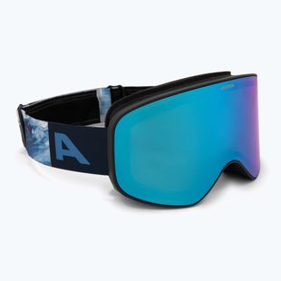 Síszemüveg Alpina Slope Q-Lite black/blue matt/blue