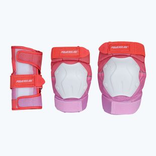 Védőfelszerelés készlet Powerslide Standard Set red/pink