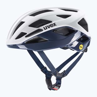 Kerékpáros sisak UVEX I-Volute Mips white/dusk blue matte