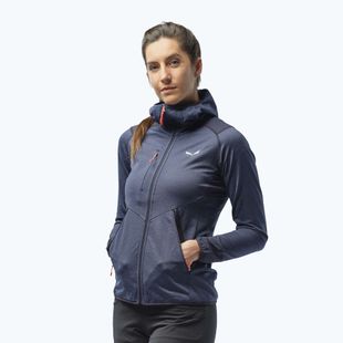 Salewa női fleece Agner Hybrid PL/DST FZ Hoody sötétkék 00-0000027372