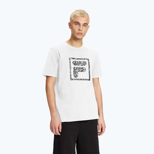 Férfi póló FILA Longyan Graphic bright white