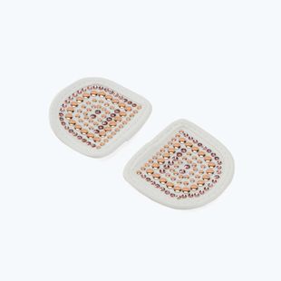 Lovaglókesztyű foltok HaukeSchmidt Magic Tack Patches négyzet alakú fehér 0111-399-01