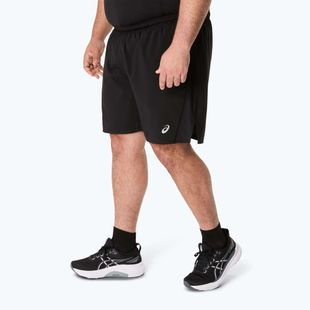 Férfi ASICS Icon 7IN teljesítményű futónadrág fekete