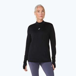 Női ASICS Road Winter Seamless teljesítmény fekete hosszú ujjú futócipő