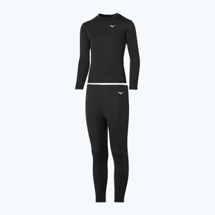Gyermek termo alsónemű szett Mizuno Mid Top&Bottom fekete