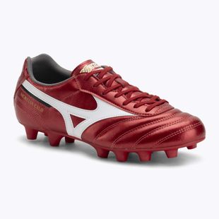 Mizuno Morelia II Club FG labdarúgócipő 40. piros/fehér/fekete