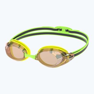 Speedo Vanquisher 3.0 Mirrored hiper sárga/szürke/ablaze tükrös úszószemüveg