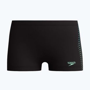 Gyerek úszó boxeralsó Speedo Plastisol Placement Aquashort black/alfalfa green