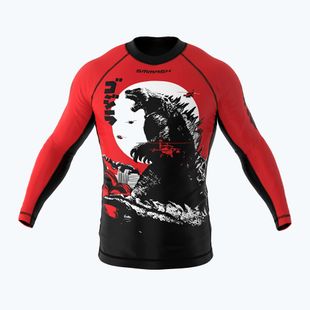 SMMASH Zilla gyermek hosszú ujjú kiütésvédő piros