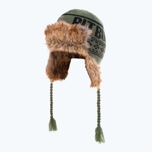 Férfi téli sapka Pitbull Beanie Mission Bay olive