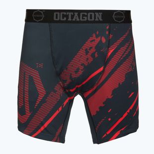 Férfi edző rövidnadrág Octagon Legion Escape black/red