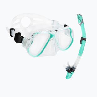 AQUASTIC kék snorkeling szett Maszk + Pipa MSA-01N