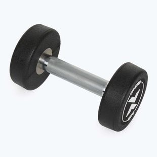 Gumírozott öntöttvas kézisúlyzó XTREXO Pro 4 kg black