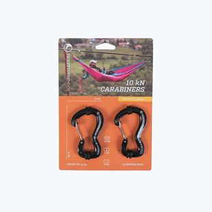 Ticket To The Moon karabiner készlet A-6061 2db fekete TMBINER10