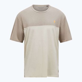 Férfi Peak Performance Trail Wool Blend póló avid beige/sand köd