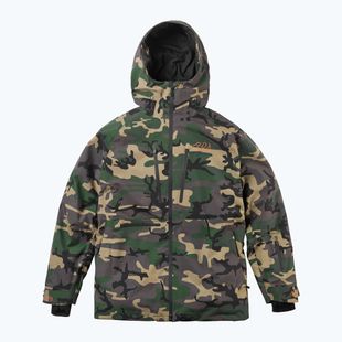 Férfi snowboard dzseki ThirtyTwo TM Recycled X Fava camouflage