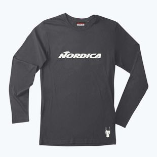 Férfi hosszú ujjú póló Nordica Dobermann black/white