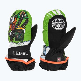 Gyerek síkesztyű Level Animal lime