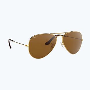 Napszemüveg Ray-Ban Aviator Classic arista arany/barna polarizált