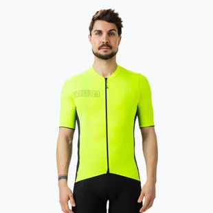 Férfi Alé kerékpáros mez Color Block sárga L14246019