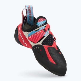 La Sportiva Solution Comp hibiszkusz/ malibu kék női mászócipő