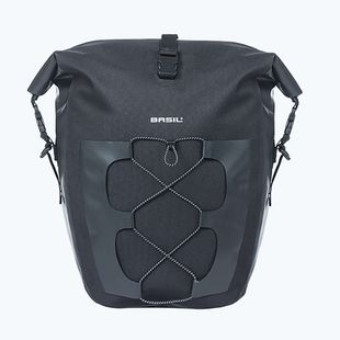 Kerékpáros táska Basil Navigator Waterproof Single Bag MIK Hooks 25-31 l black
