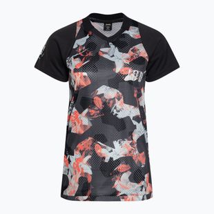 Női kerékpáros mez ION Scrub Ls fekete 47223-5026