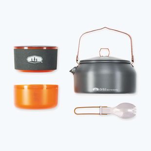 Túrakészlet edényekből GSI Outdoors Halulite Ketalist grey/orange