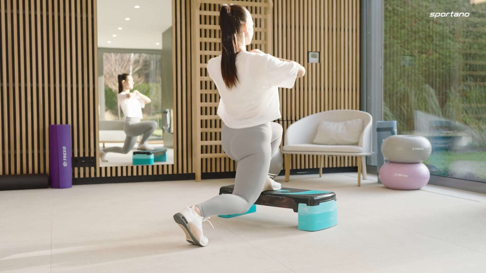 XTREXO aerobic stepper TXO-B4W009 szürke