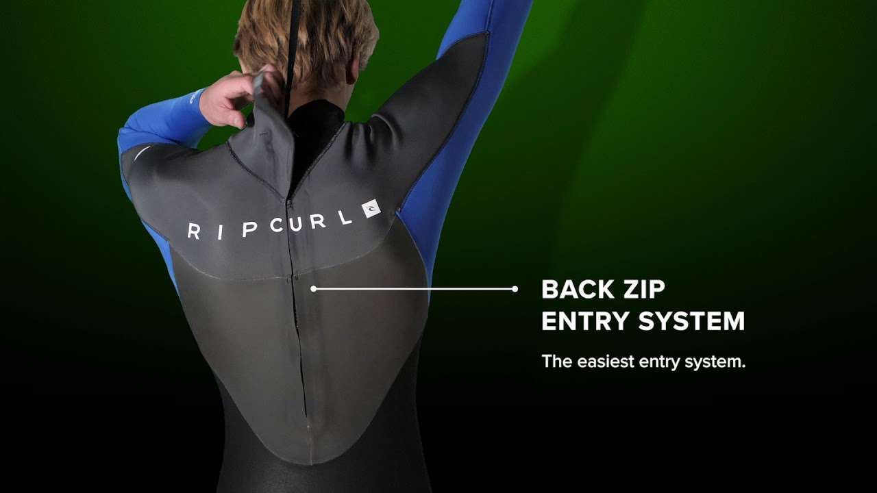 Férfi Rip Curl Omega 5/3 mm GB B/Zip 70 szürkéskék fürdőruha 113MFS