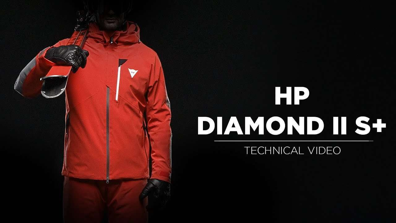 Férfi sí kabát Dainese Hp Diamond II S+ fire red