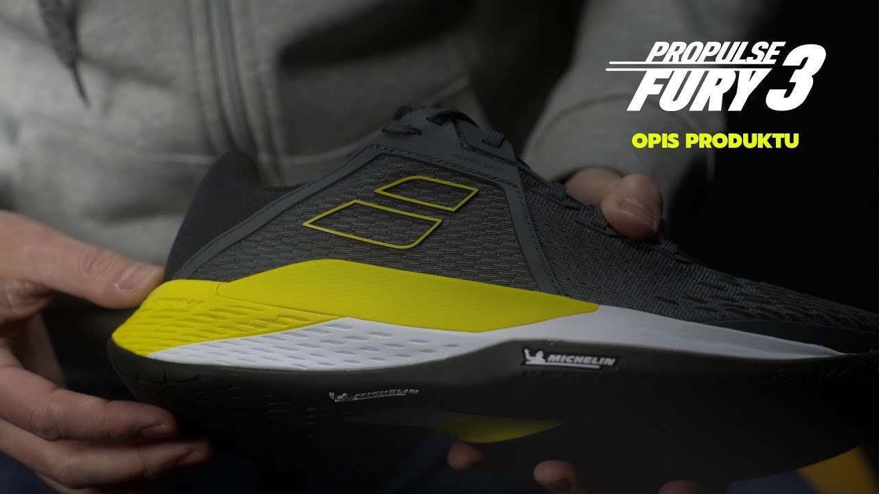 Babolat Propulse Fury 3 Clay férfi teniszcipő sötétszürke 30S23425